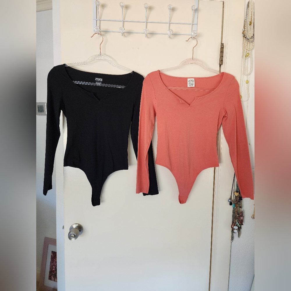 Pink body suit XS